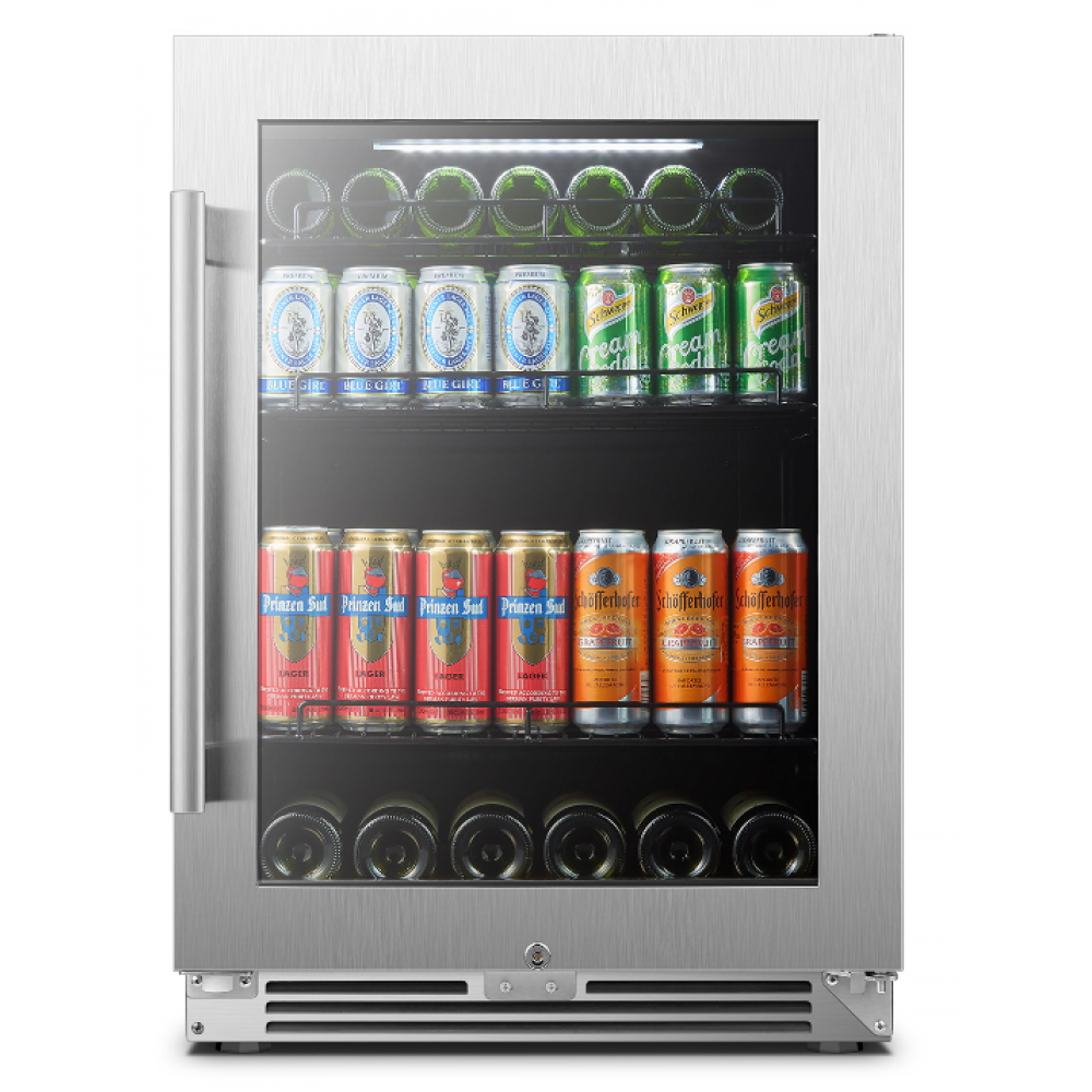 24 inch mini on sale fridge glass door